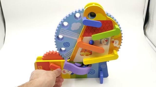 Развивающая игрушка лабиринт с шариками и шестеренками PT смотреть онлайн