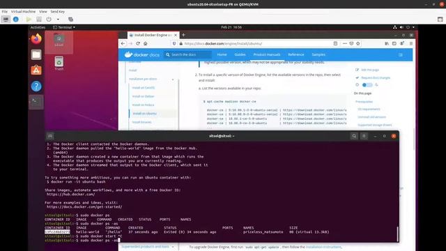 Installation de Docker sur Ubuntu 20.04 смотреть онлайн