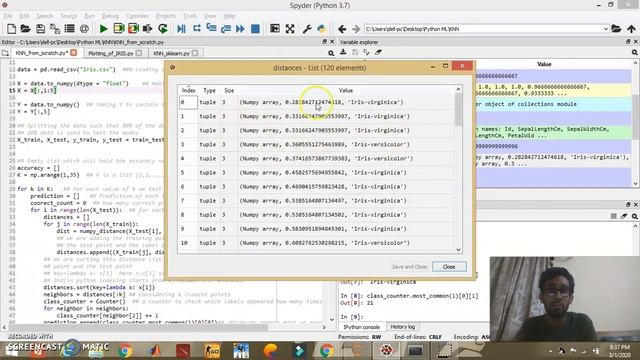KNN implementation in Python from scratch with Hindi explanation(Tutorial - 5) смотреть онлайн