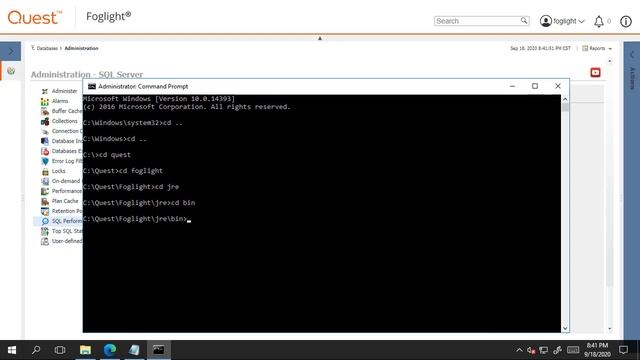Importing a certificate for the Foglight SQL Server PI repository смотреть онлайн