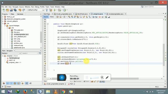 How to make a Circular progress bar смотреть онлайн