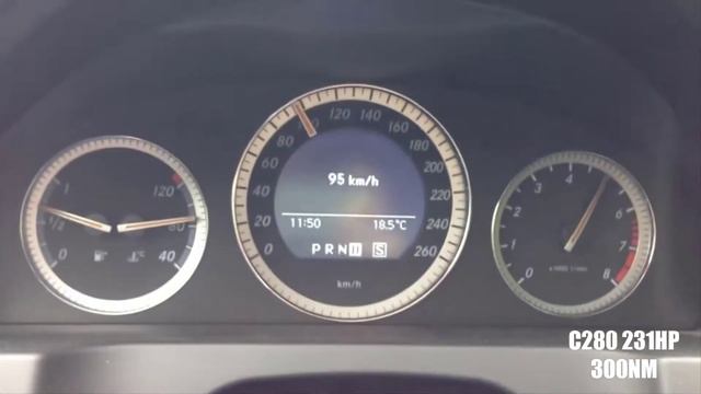 Mercedes W204 Petrol Acceleration - C180 Vs C200 Vs C250 Vs C280 Vs C300 Vs C350 Vs C63 AMG