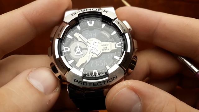 Gshock GM-110 - Setting Time And Date Tutorial