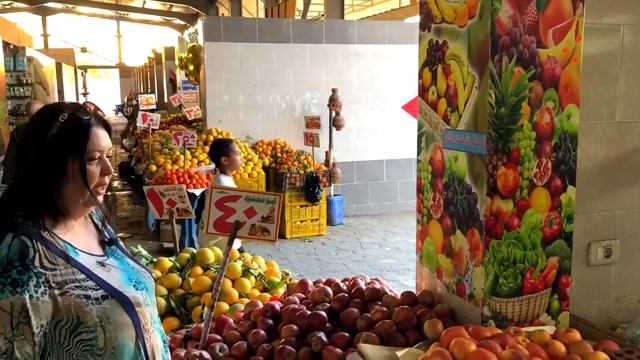 Новый фруктовый рынок в Хургаде. Цены на продукты в Египте. смотреть онлайн