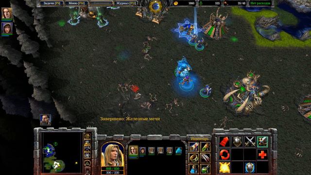 Warcraft III 3 Reforged прохождение на русском с NAPALM Падение Лордерона Глава #4 Культ проклятых