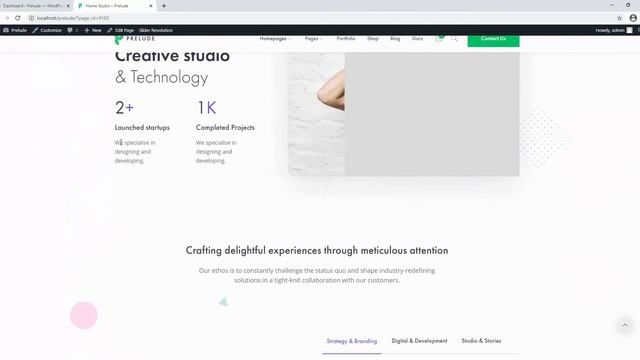 Prelude - Creative Multipurpose WordPress Theme theme Installation and Demo Import смотреть онлайн