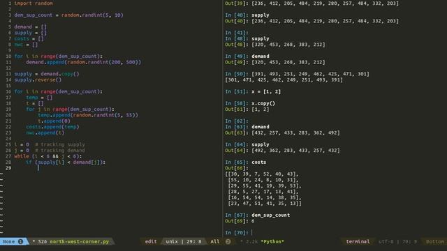 Live Coding: Transportation Problem (North West Corner Method) смотреть онлайн