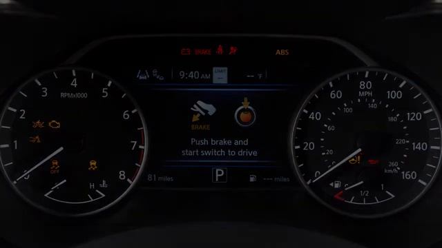 2022 Nissan Maxima - Warning and Indicator Lights смотреть онлайн