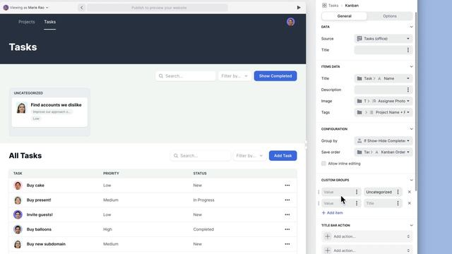 Create Project Boards with Kanban Layout | Glide Pages Tutorial for No Code App Development смотреть онлайн