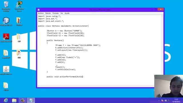 Tutorial: Calculadora Basica Con Java Swing смотреть онлайн