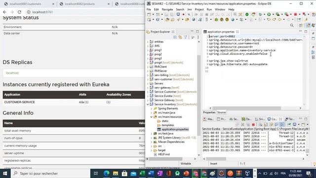 TP Micro Services : Eureka, Cloud Spring Gateway, OpenFeign смотреть онлайн
