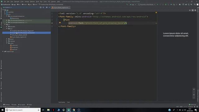 Curso Android + Kotlin: 20. Cómo descargar y agregar Fuentes (Font Family) смотреть онлайн