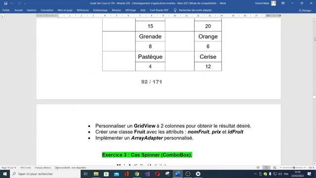 Développement mobile - Part12 - SQLite & Maj de la table Client (CRUD) à l'aide d'un formulaire. смотреть онлайн