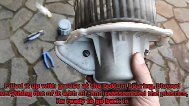 Frontera 2.4i - Heater Blower Fan/motor Maintenance