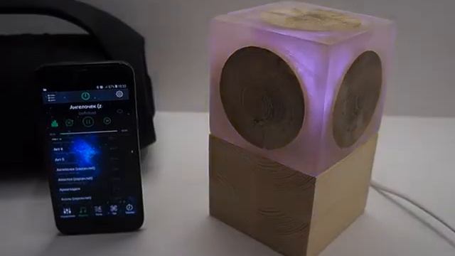 Фанарь из смолы с дубовыми срезами смотреть онлайн