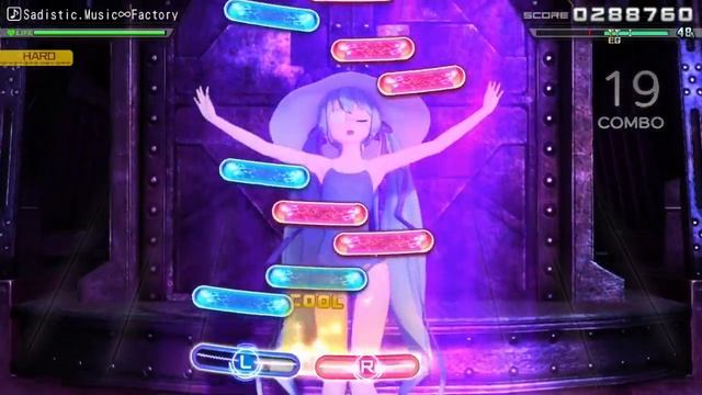 [Project DIVA MegaMix] Sadistic.Music∞Factory Mix Mode Hard Excellent 91.19%  (Former #1)