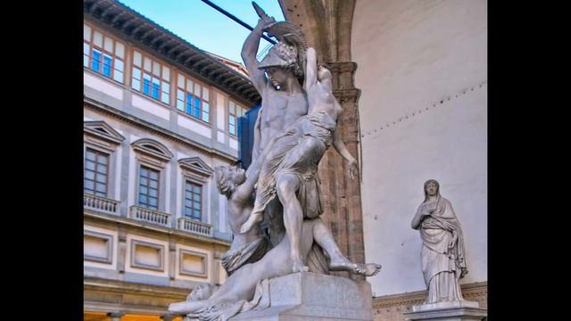 Piazza della Signoria, Florenta, Toscana, Italia смотреть онлайн