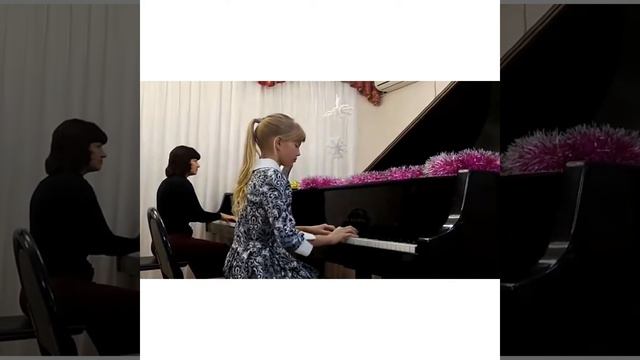 Поздравление с "Новым годом" Инячко О.Ю. и Олейникова Ксения ДМШ г.Новоалександровска смотреть онлайн