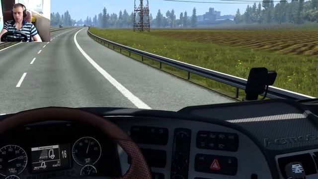 РЕЙС КИЕВ - ОДЕССА - КАРТА ВОСТОЧНЫЙ ЭКСПРЕСС 11.9 - EURO TRUCK SIMULATOR 2 + РУЛЬ смотреть онлайн