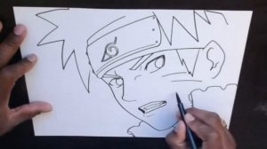 Как нарисовать наруто? How to draw Naruto?