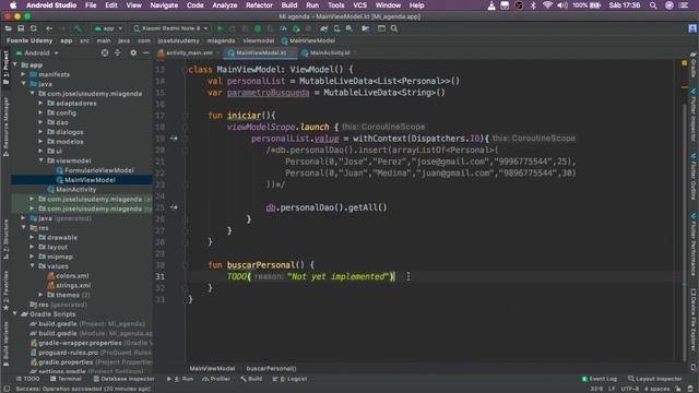 Parte 13 Buscar Personal | Mvvm con Room (App tipo agenda). Android – Kotlin смотреть онлайн