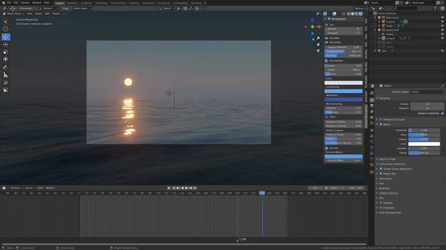 Quick Ocean Sunrise Scene Breakdown смотреть онлайн