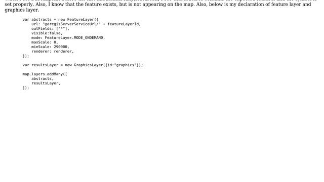 ArcGIS Javascript API Drawing graphics from a feature layer query not appearing in graphics layer смотреть онлайн