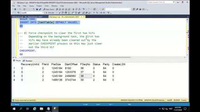 SQLSATSG 2020 | SQL Server Transaction Log and How it Affects HA/DR смотреть онлайн