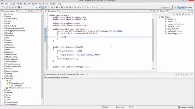 Grafik in Java - Raytracing #1 - Setup und Einleitung смотреть онлайн