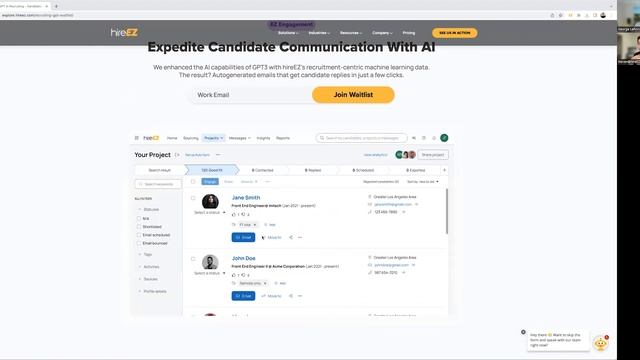 Meet HireEZ and its Generative AI Solution with coFounder and CEO Steven Jiang смотреть онлайн