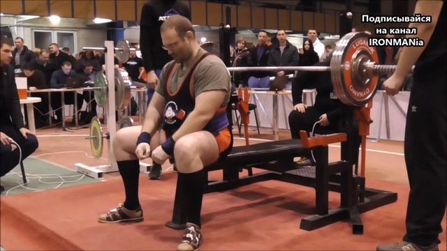 Авдокушин Павел. Жим лежа: 175 кг., 182,5 кг., 187,5 кг. Чемпионат Украины 2016 (UPC) смотреть онлайн