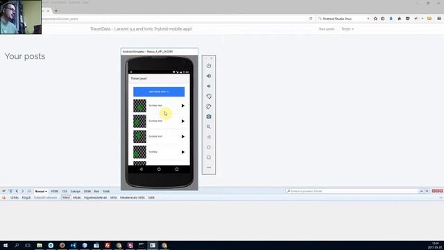 Ionic 2 mobile app connection with PHP Laravel - Travel Data POST смотреть онлайн