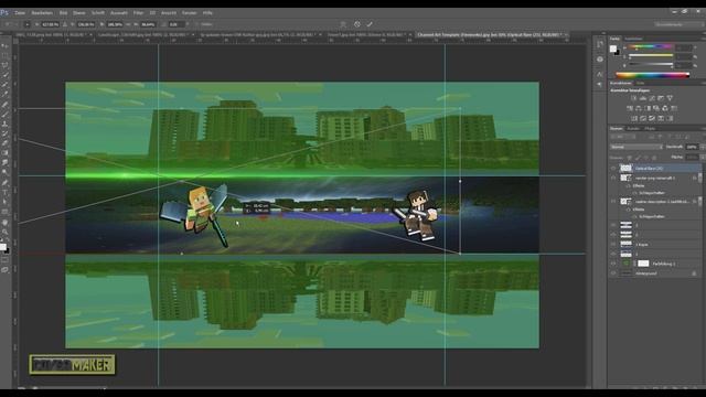 Photoshop Tutorial | How to Make Minecraft Banner Template| easy learn (Beginner Level) смотреть онлайн