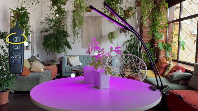 Светильник для растений Uniel MINIGARDEN ULT-P33-15W/SPSB/TM IP40 BLACK UL-00004735