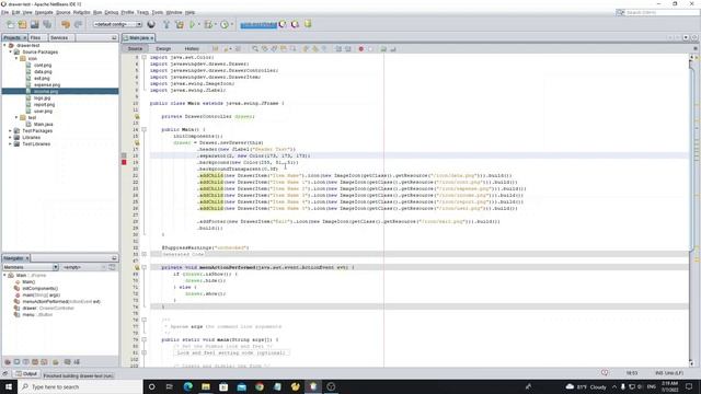 Java Swing - How to Create Drawer Menu Using Java Swing смотреть онлайн