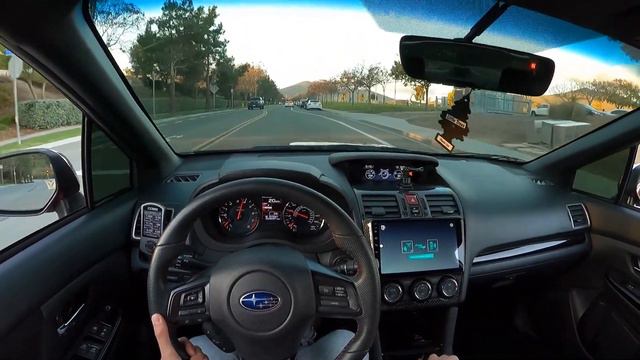 Stage 2+ Subaru WRX STI POV Drive! (LOUD Exhaust, Backfires, Turbo Noises) смотреть онлайн