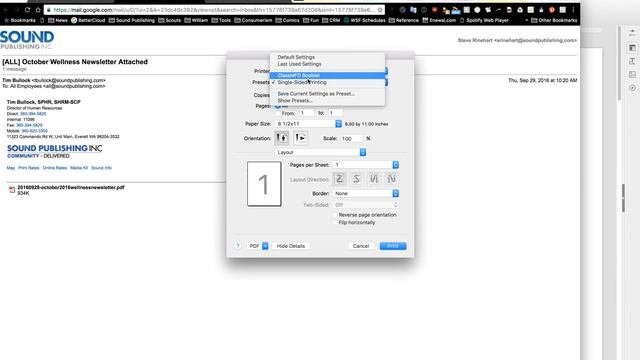 Using Mac print presets for single-sided documents смотреть онлайн
