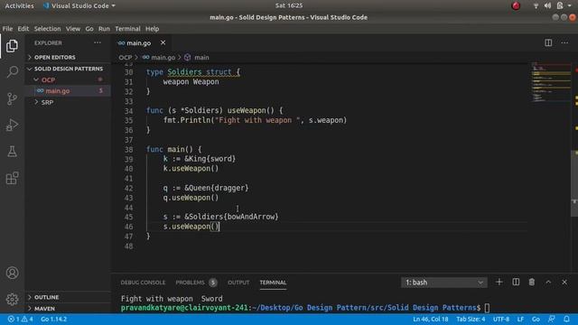 Open Closed Principle | Strategy Pattern | Design Pattern | SOLID Principle | Golang смотреть онлайн