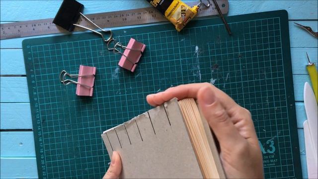 Скрапбукинг: переплет блокнота своими руками / Часть 1: Блокнот в переплете с нуля МАСТЕР КЛАСС смотреть онлайн