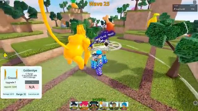 Lvl80 Golden Ape (Moon Orb) is the MOST RIDICULOUS unit on All Star Tower Defense | Roblox смотреть онлайн
