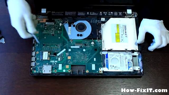 Asus X551C, X551CA Disassembly And Fan Cleaning