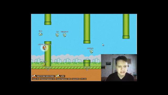 FLAPPY BIRDS обзор онлайн игры и старт канала смотреть онлайн