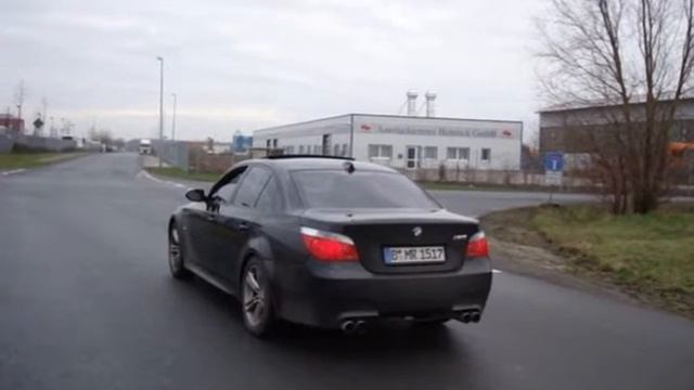 BMW M5 E60 Sound Acceleration Kickdown V10 Beschleunigung Exhaust Sound 0-100 Km/h
