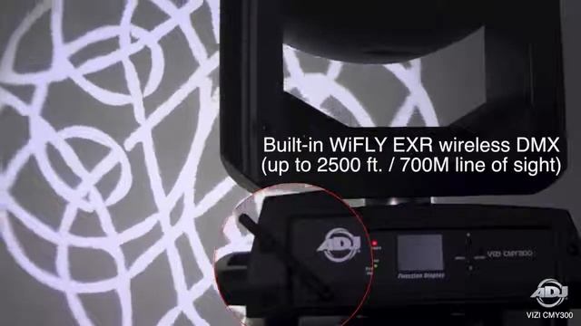 ADJ VIZI CMY300 вращающаяся голова гибрид смотреть онлайн