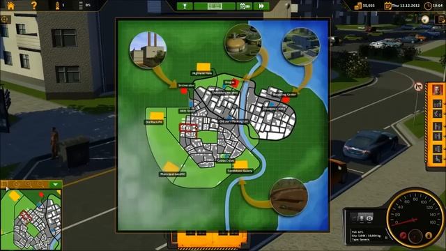 Recycle (Garbage Truck Simulator) Tutorial 1 Beginning Game play tutorial смотреть онлайн
