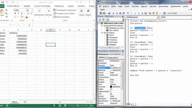 06 - Excel + VBa (Checkbox e Select case) смотреть онлайн