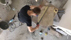 ?Как резать  керамогранит болгаркой без сколов??(Ровнейший рез)