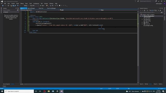 Visual Basic (VB.NET) How to Update data into Microsoft Access Database. смотреть онлайн