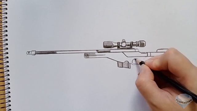 Как нарисовать AWM 