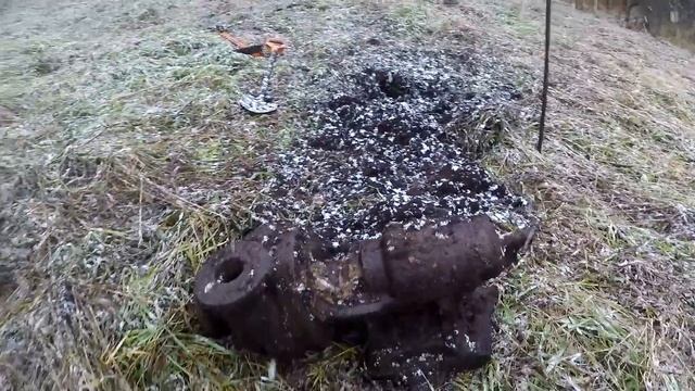 Коп металла. Снег помешал копать. 700 кг.